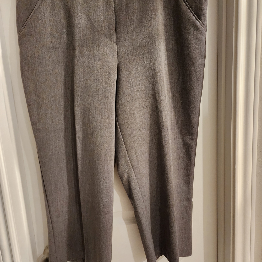 Nicole Miller Gray Tailored Trousers